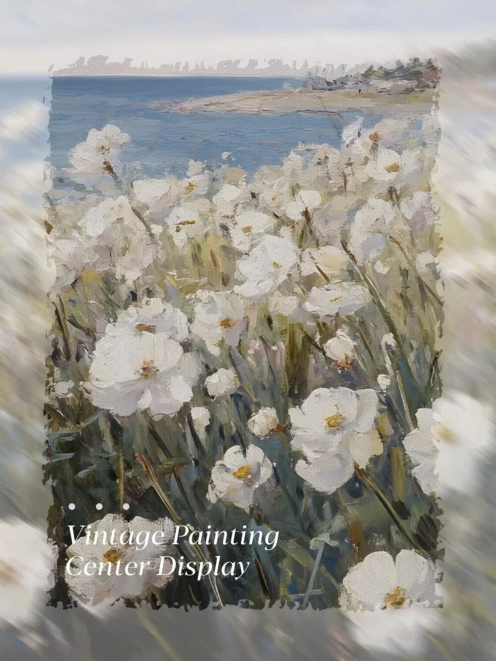 Vintage Coastal Wildflower Canvas Art 12